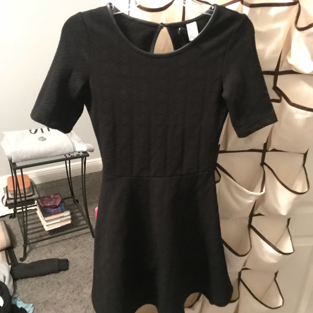 Black Patterned Dress